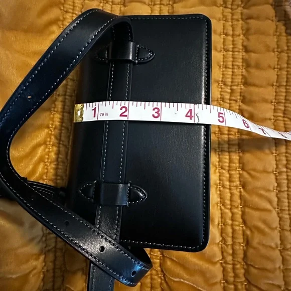 Coach Black Belt Bag with Silver Accent - Picture 7 of 7